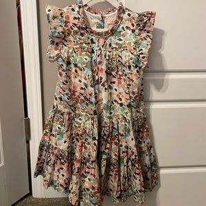 Girls Pink Chicken Dress